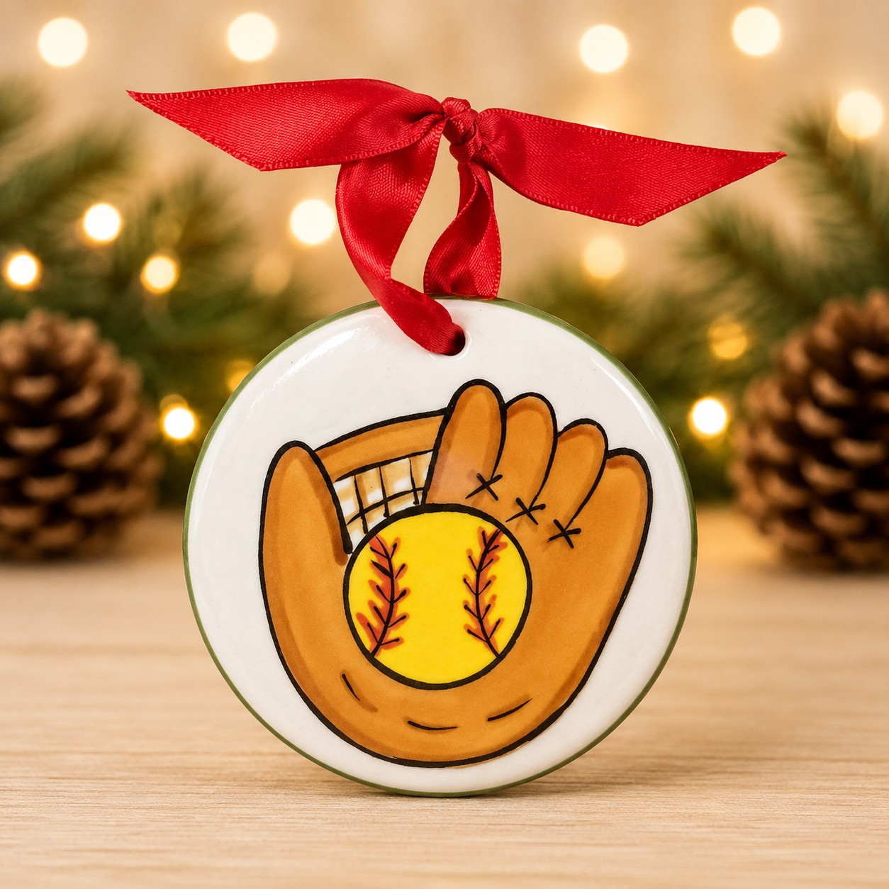 Softball Glove Ornament